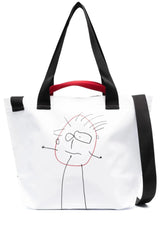 Plan C graphic-print shoulder bag - LISKAFASHION