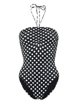 Saint Laurent polka-dot swimsuit - LISKAFASHION