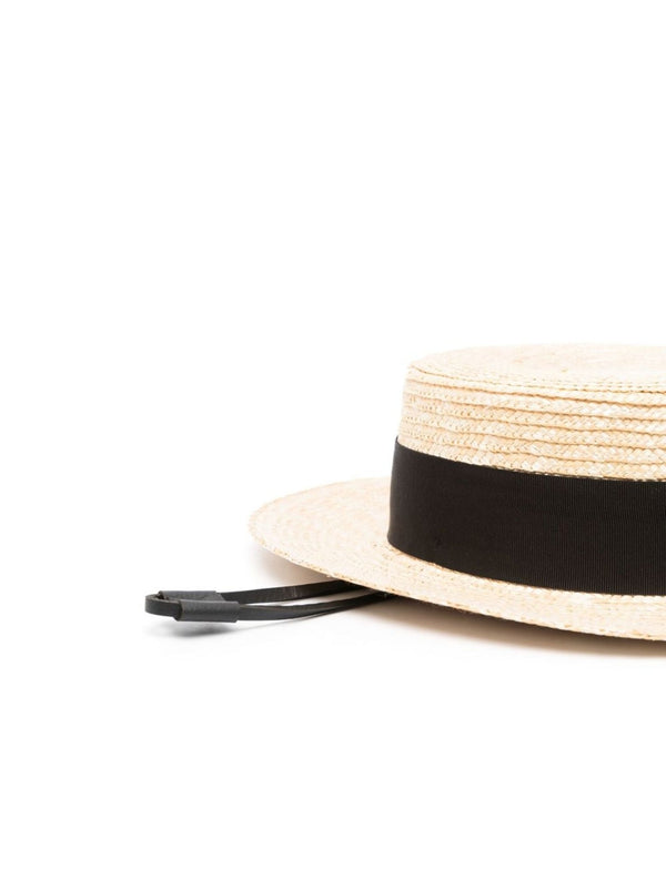 side bow-detail sun hat - LISKAFASHION