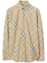 Vintage - check cotton shirt - LISKAFASHION