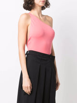 asymmetrischer Bodysuit mit offenem Rücken