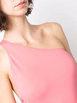 asymmetrischer Bodysuit mit offenem Rücken