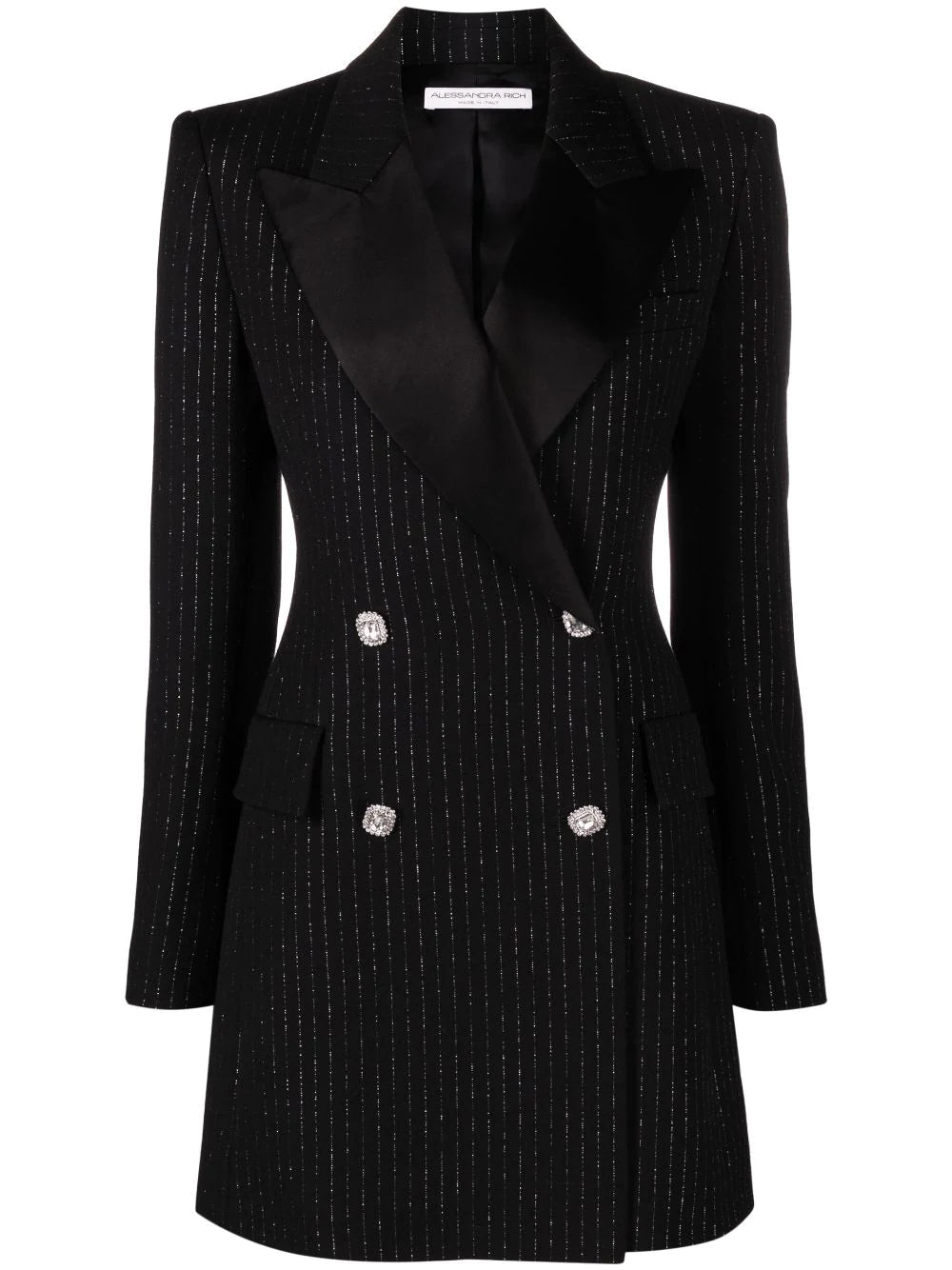 double-breasted pinstripe blazer dress double-breasted pinstripe blazer dress