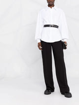Alexander McQueen cocoon-sleeve cotton shirt - MYLISKAFASHION