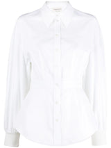 Alexander McQueen cocoon-sleeve cotton shirt - MYLISKAFASHION