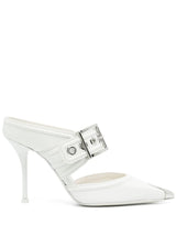 Alexander McQueen pointed-toe 100mm mules - MYLISKAFASHION