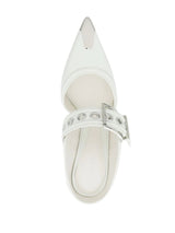 Alexander McQueen pointed-toe 100mm mules - MYLISKAFASHION