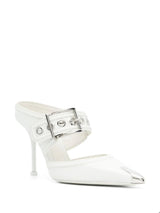 Alexander McQueen pointed-toe 100mm mules - MYLISKAFASHION