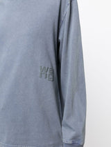 Alexander Wang Sweatshirt with logo patch - LISKAFASHION