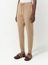 Burberry logo-embroidered track pants - MYLISKAFASHION