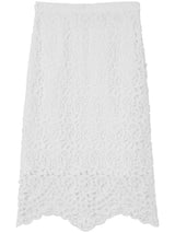 Burberry macramé-lace pencil skirt - MYLISKAFASHION