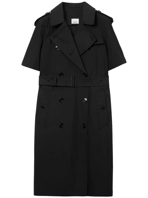 Burberry short-sleeved belted trenchcoat dress - MYLISKAFASHION