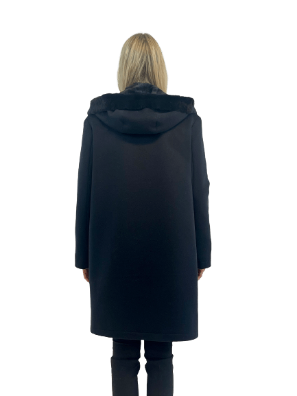 Cashmere Coat with Weasel Lining - MYLISKAFASHION
