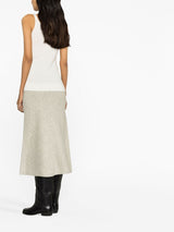 Chloé scallop-hem sleeveless knitted top - MYLISKAFASHION