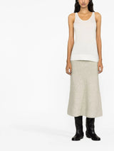 Chloé scallop-hem sleeveless knitted top - MYLISKAFASHION