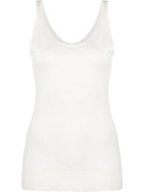 Chloé scallop-hem sleeveless knitted top - MYLISKAFASHION