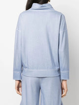Colombo drawstring-neck long-sleeve sweatshirt - MYLISKAFASHION