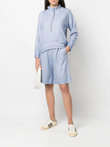 Colombo fine-knit knee-length shorts - MYLISKAFASHION