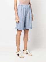 Colombo fine-knit knee-length shorts - MYLISKAFASHION