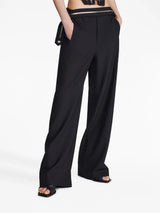 Dion Lee zipped wool straight-leg trousers - LISKAFASHION