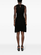 frayed flared dress - LISKAFASHION