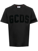 Gcds logo-print cotton T-shirt - MYLISKAFASHION