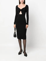 Giambattista Valli cut-out midi dress - MYLISKAFASHION