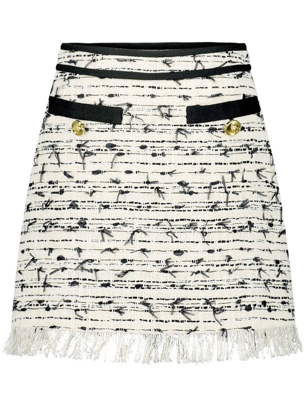 Giambattista Valli tweed A-line skirt - MYLISKAFASHION