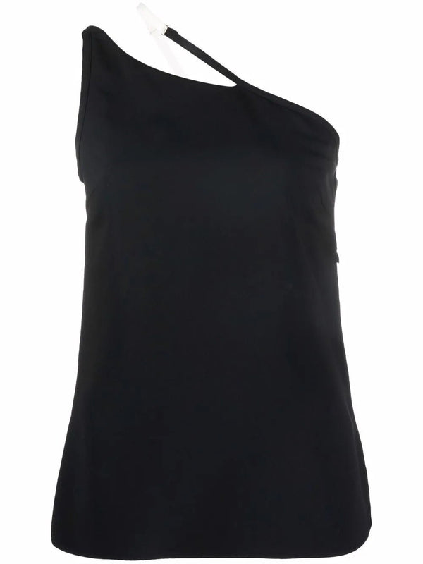 Givenchy contrast asymmetric strap top - MYLISKAFASHION