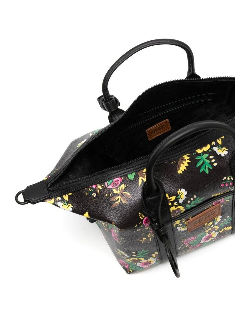 Kenzo floral-print shoulder bag - MYLISKAFASHION