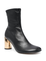 Lanvin 75mm round-toe leather boots - MYLISKAFASHION