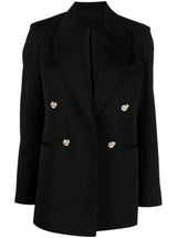 Lanvin jewel-buttons open-front blazer - MYLISKAFASHION