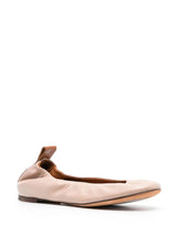leather ballerina shoes - LISKAFASHION