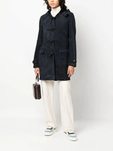 Liska fur lined suede duffle coat - MYLISKAFASHION