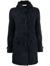 Liska fur lined suede duffle coat - MYLISKAFASHION