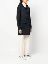 Liska fur lined suede duffle coat - MYLISKAFASHION