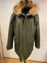 Liska Parka with lamblining and Racoon Trimming - MYLISKAFASHION