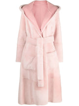 Liska reversible hooded sheepskin coat - MYLISKAFASHION