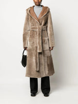 Liska reversible hooded sheepskin coat - MYLISKAFASHION