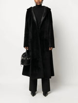 Liska reversible hooded sheepskin coat - MYLISKAFASHION