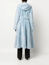 Liska reversible hooded sheepskin coat - MYLISKAFASHION
