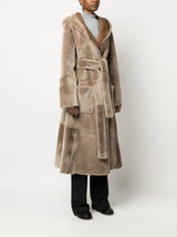 Liska reversible hooded sheepskin coat - MYLISKAFASHION