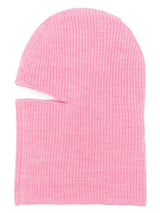 logo-embroidered ribbed balaclava - LISKAFASHION