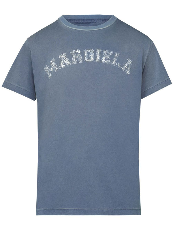 Maison Margiela cotton logo-print T-shirt - MYLISKAFASHION