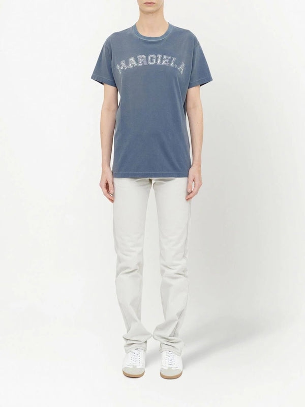 Maison Margiela cotton logo-print T-shirt - MYLISKAFASHION