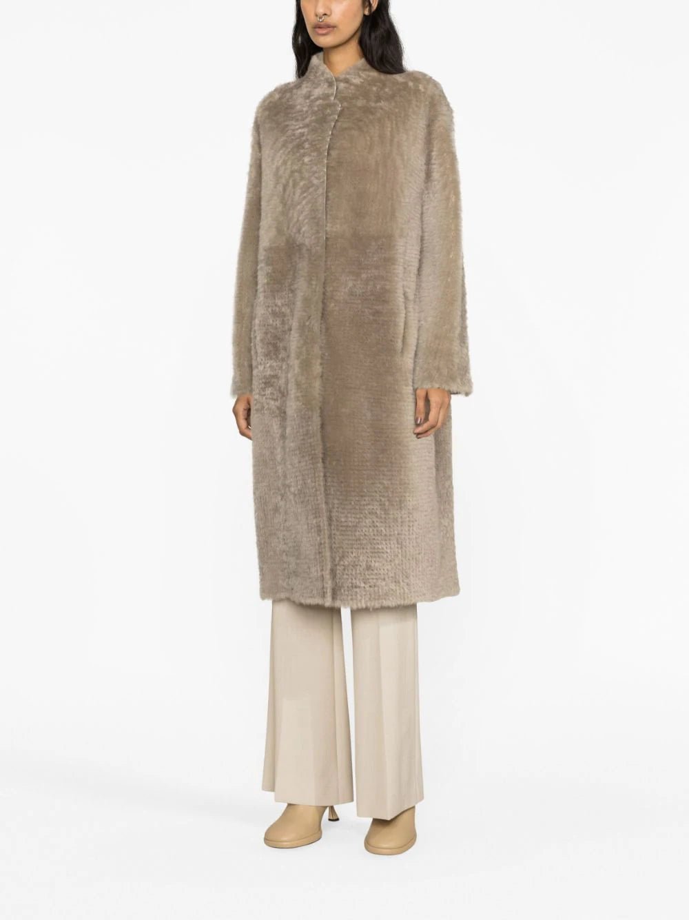 Manzoni 24 single-breasted fur jacket