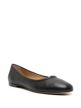 Marcie leather ballerina shoes - LISKAFASHION