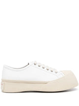 Marni Pablo leather lace-up sneakers - LISKAFASHION