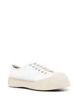 Marni Pablo leather lace-up sneakers - LISKAFASHION