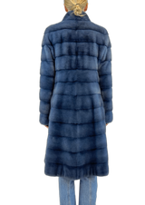 Mink Coat with Collar - MYLISKAFASHION
